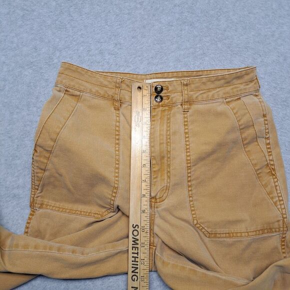 Madewell Jeans Womens 27 Cargo Carpenter Canvas Brown mb288 - Picture 5 of 9